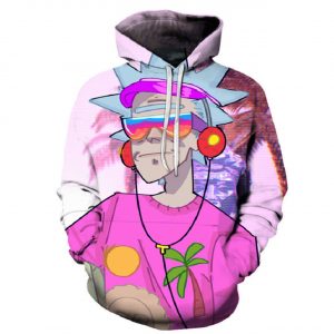 Rick And Morty 3D Printed Hoodie/Zipper Hoodie