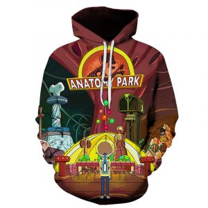 Rick And Morty 3D Printed Hoodie/Zipper Hoodie