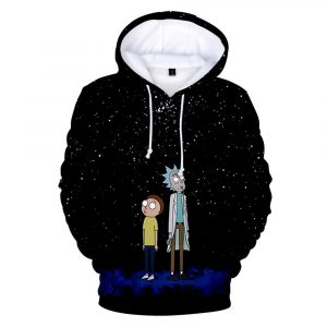 Rick And Morty 3D Printed Hoodie/Zipper Hoodie