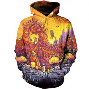 Rick And Morty 3D Printed Hoodie/Zipper Hoodie