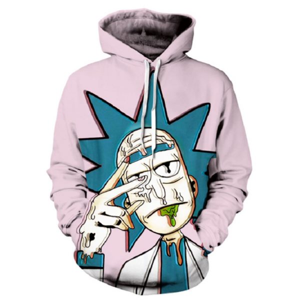 Rick And Morty 3D Printed Hoodie/Zipper Hoodie