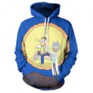 Rick And Morty 3D Printed Hoodie/Zipper Hoodie