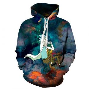 Rick And Morty 3D Printed Hoodie/Zipper Hoodie