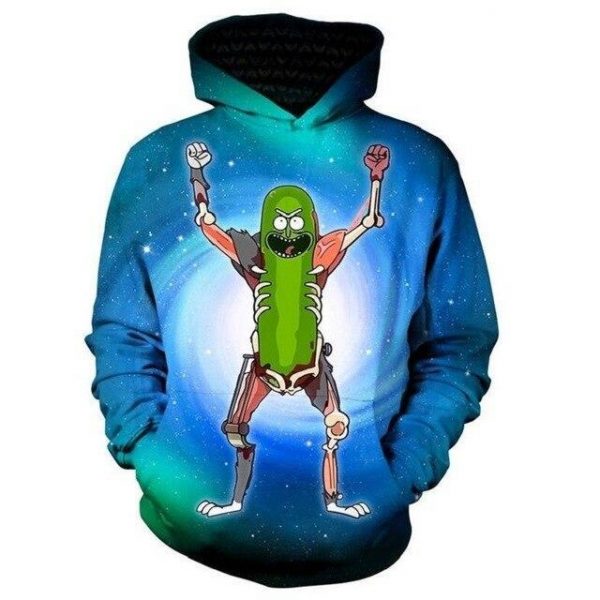 Rick And Morty 3D Printed Hoodie/Zipper Hoodie