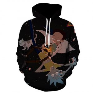 Rick And Morty 3D Printed Hoodie/Zipper Hoodie