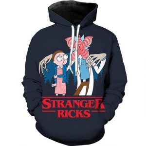 Rick And Morty 3D Printed Hoodie/Zipper Hoodie