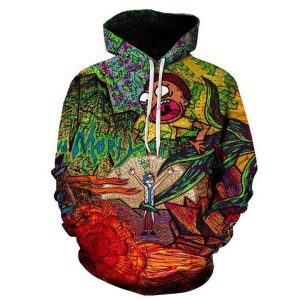 Rick And Morty 3D Printed Hoodie/Zipper Hoodie