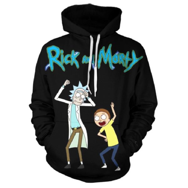 Rick And Morty 3D Printed Hoodie/Zipper Hoodie