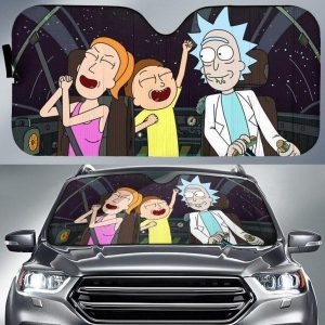Rick And Morty 7 Car Auto Sun Shade