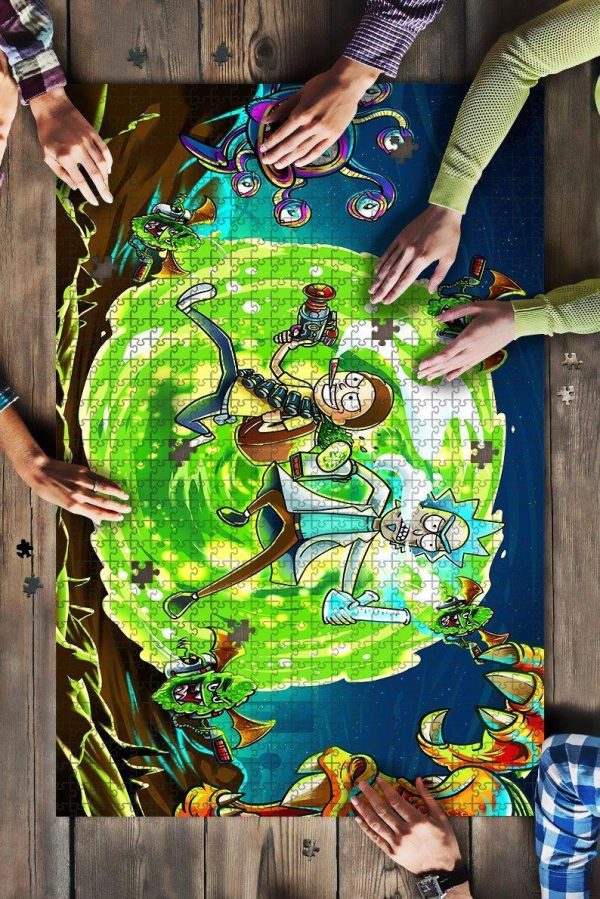 Rick And Morty Another Dimension Jigsaw Puzzle Set