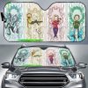 Rick And Morty Characters Toon Car Auto Sun Shade