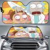 Rick And Morty Funny Car Auto Sun Shade