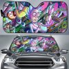 Rick And Morty Funny Toon Car Auto Sun Shade