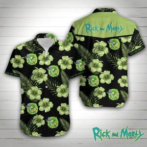 Rick And Morty Hawaiian Shirt Summer Button Up