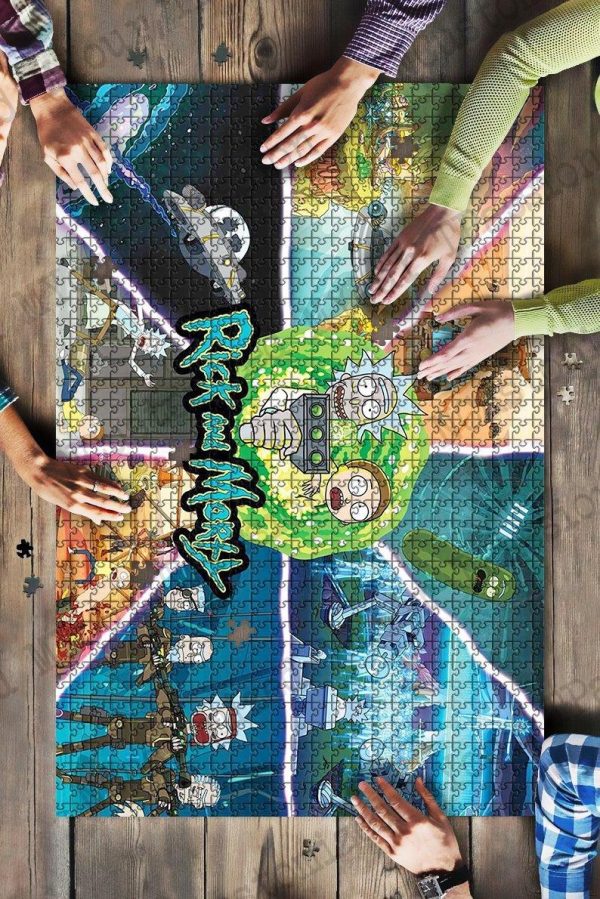 Rick And Morty Jigsaw Puzzle Set