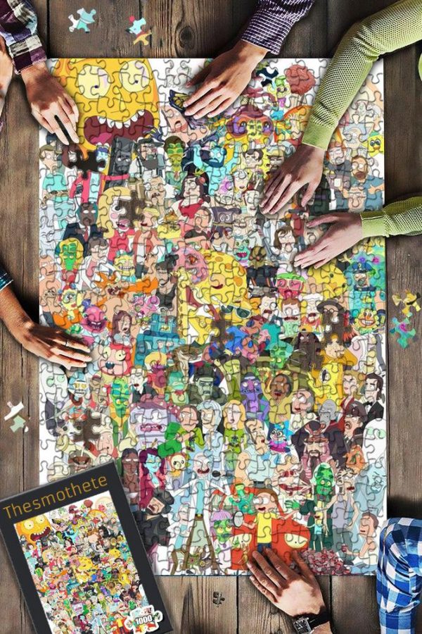 Rick And Morty Jigsaw Puzzle Set