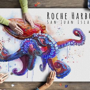 Roche Harbor, Washington Octopus Jigsaw Puzzle Set