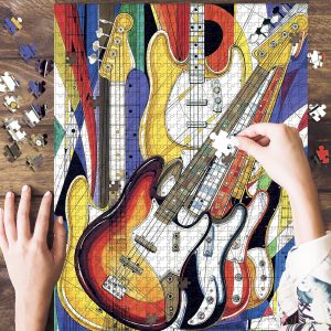 Rock Jazz Bass Jigsaw Puzzle Set