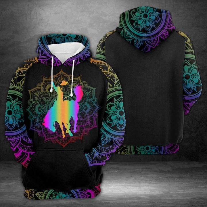 Rodeo 3D Printed Hoodie/Zipper Hoodie Rodeo 3D Printed Hoodie/Zipper Hoodie