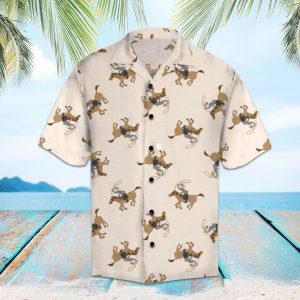 Rodeo Cowboy Hawaiian Shirt Summer Button Up