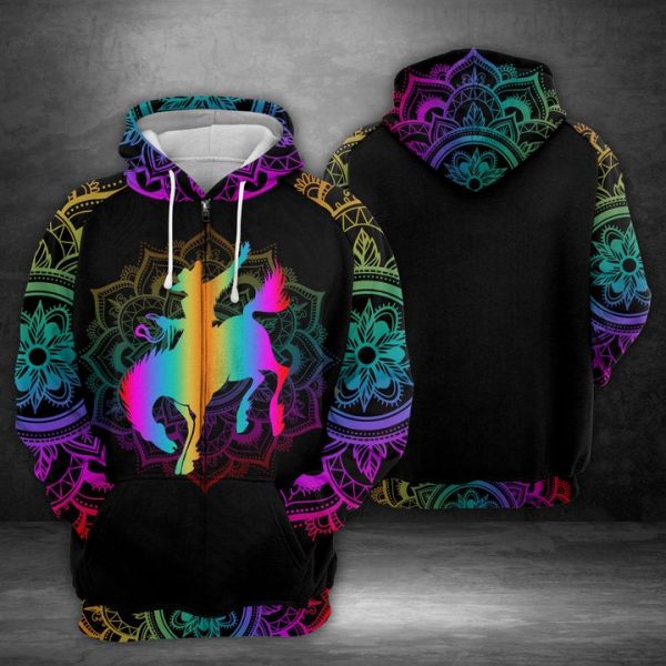 Rodeo Girl 3D Printed Hoodie/Zipper Hoodie