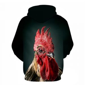 Rooster 3D Printed Hoodie/Zipper Hoodie