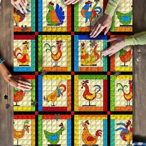 Roosters Lover, Roosters Lover, Animal Lover Jigsaw Puzzle Set