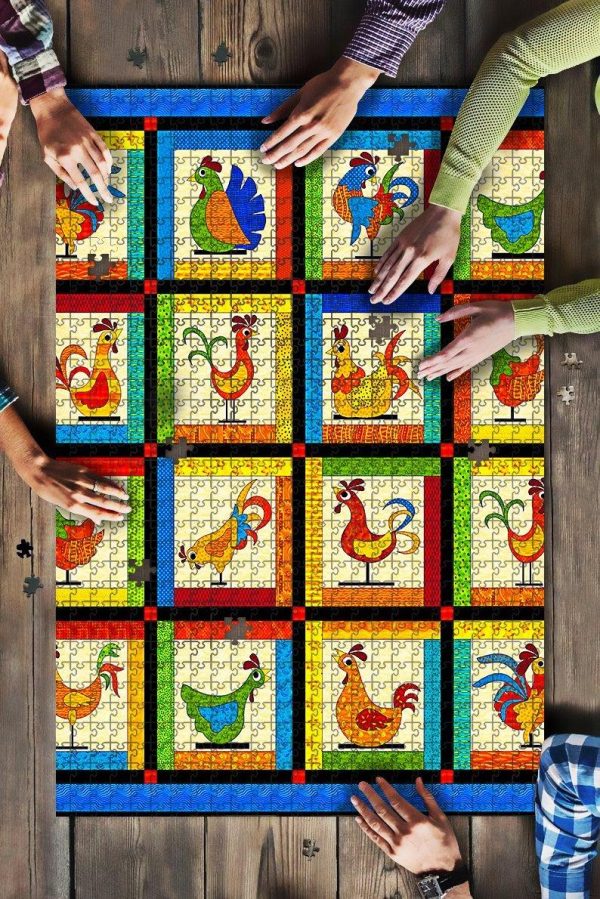 Roosters Lover, Roosters Lover, Animal Lover Jigsaw Puzzle Set