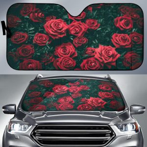 Rose Car Auto Sun Shade