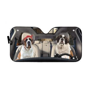 Saint Bernard Car Auto Sun Shade