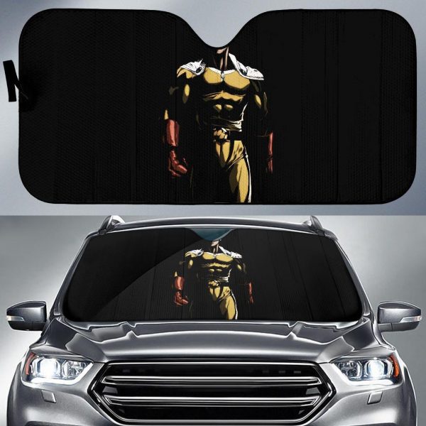 Saitamas One Punch Man Anime Car Auto Sun Shade