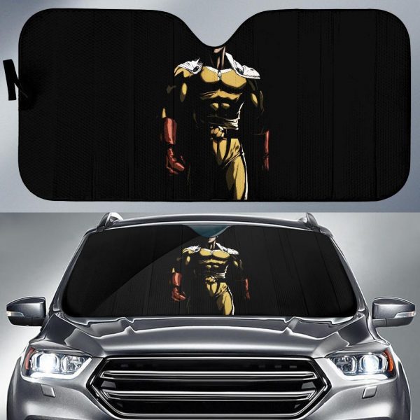 Saitamas One Punch Man Anime Car Auto Sun Shade