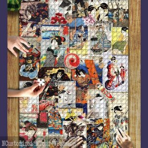 Samurai And Geisha Jigsaw Puzzle Set