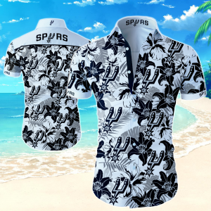 San Antonio Spurs Hawaiian Shirt Summer Button Up