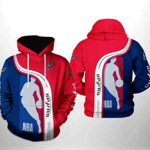 San Antonio Spurs NBA Team 3D Printed Hoodie/Zipper Hoodie