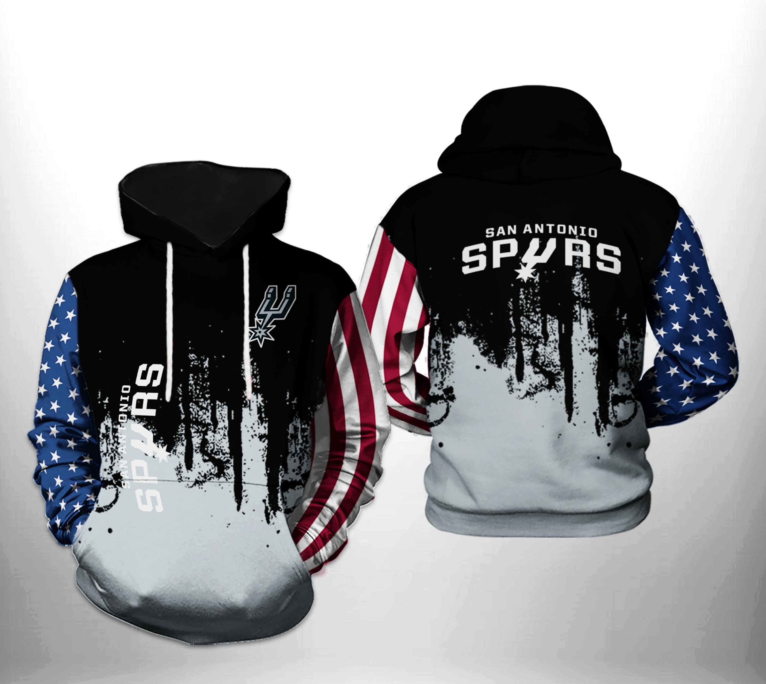 San Antonio Spurs NBA Team US 3D Printed Hoodie/Zipper Hoodie San Antonio Spurs NBA Team US 3D Printed Hoodie/Zipper Hoodie