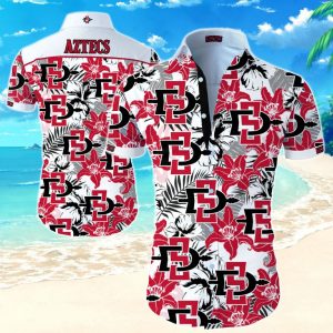San Diego State Aztecs Hawaiian Shirt Summer Button Up