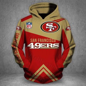 San Francisco 49ers 3D Printed Hoodie/Zipper Hoodie