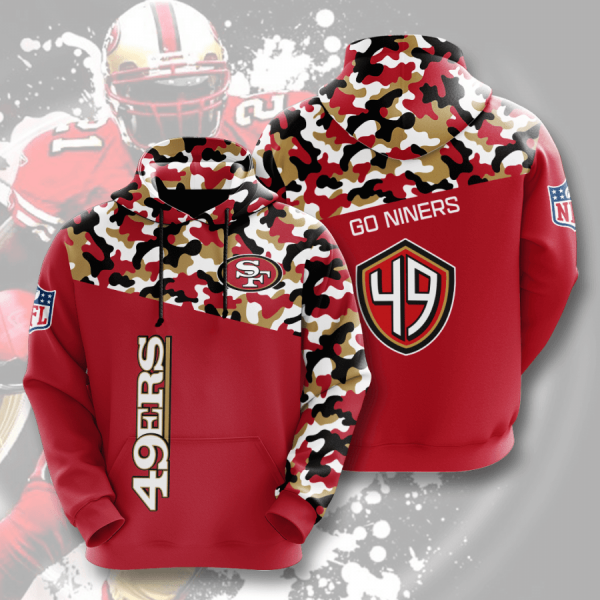 San Francisco 49ers 3D Printed Hoodie/Zipper Hoodie