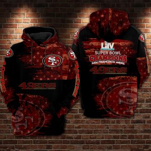 San Francisco 49ers 3D Printed Hoodie/Zipper Hoodie