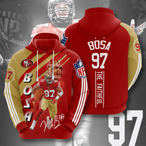 San Francisco 49ers 3D Printed Hoodie/Zipper Hoodie