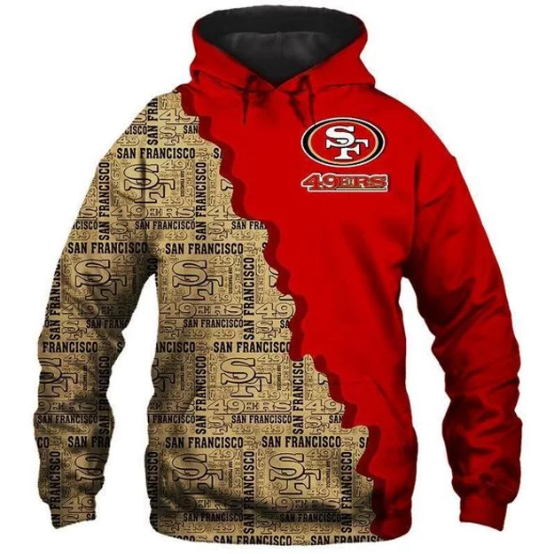 San Francisco 49ers 3D Printed Hoodie/Zipper Hoodie