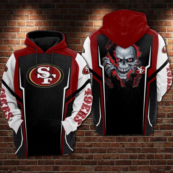 San Francisco 49ers 3D Printed Hoodie/Zipper Hoodie