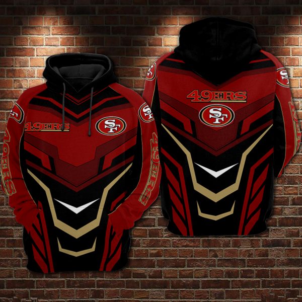 San Francisco 49ers 3D Printed Hoodie/Zipper Hoodie