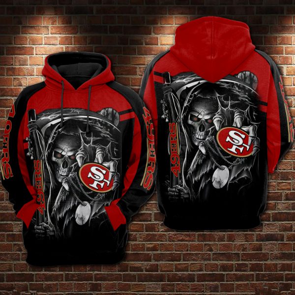 San Francisco 49ers 3D Printed Hoodie/Zipper Hoodie