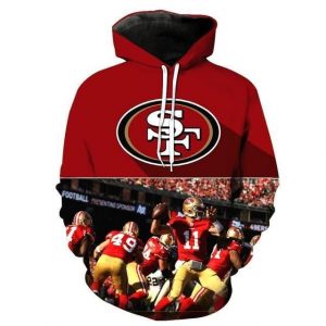 San Francisco 49ers 3D Printed Hoodie/Zipper Hoodie