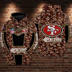 San Francisco 49ers 3D Printed Hoodie/Zipper Hoodie