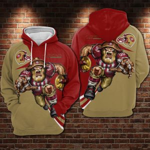 San Francisco 49ers 3D Printed Hoodie/Zipper Hoodie