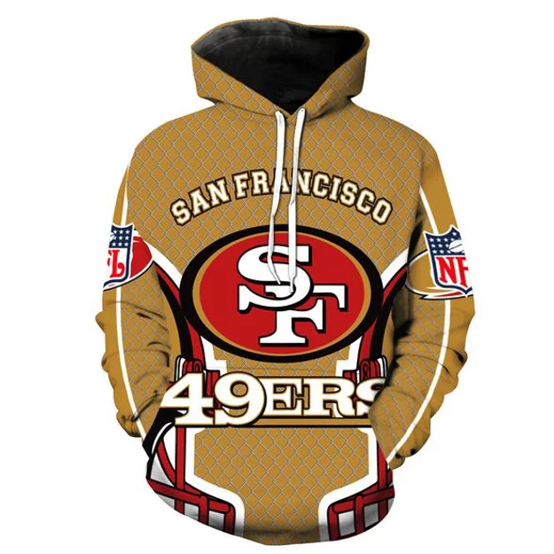 San Francisco 49ers 3D Printed Hoodie/Zipper Hoodie