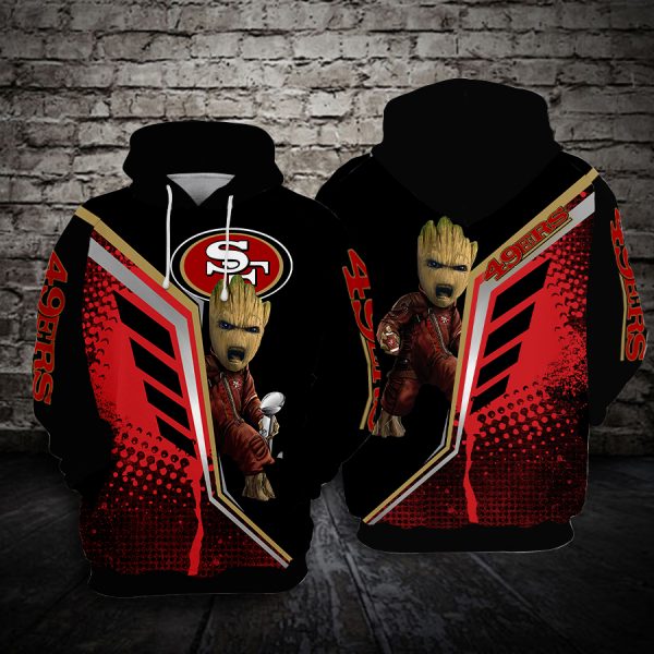 San Francisco 49ers 3D Printed Hoodie/Zipper Hoodie